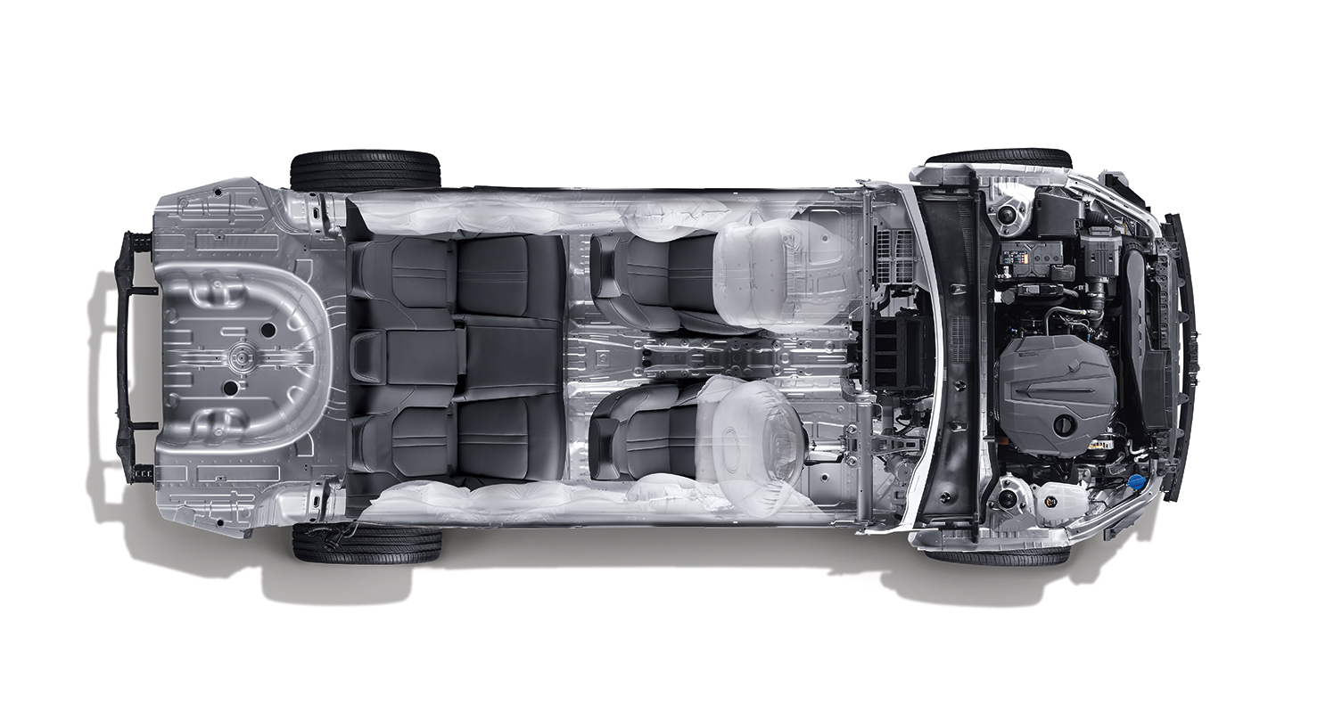 Infographic of 2.4 MPi gasoline engine performance